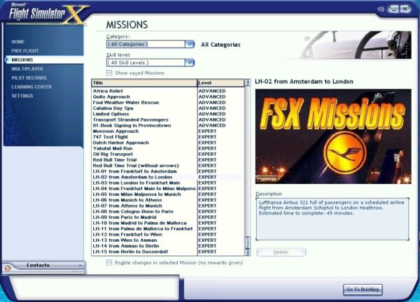 fsx missions