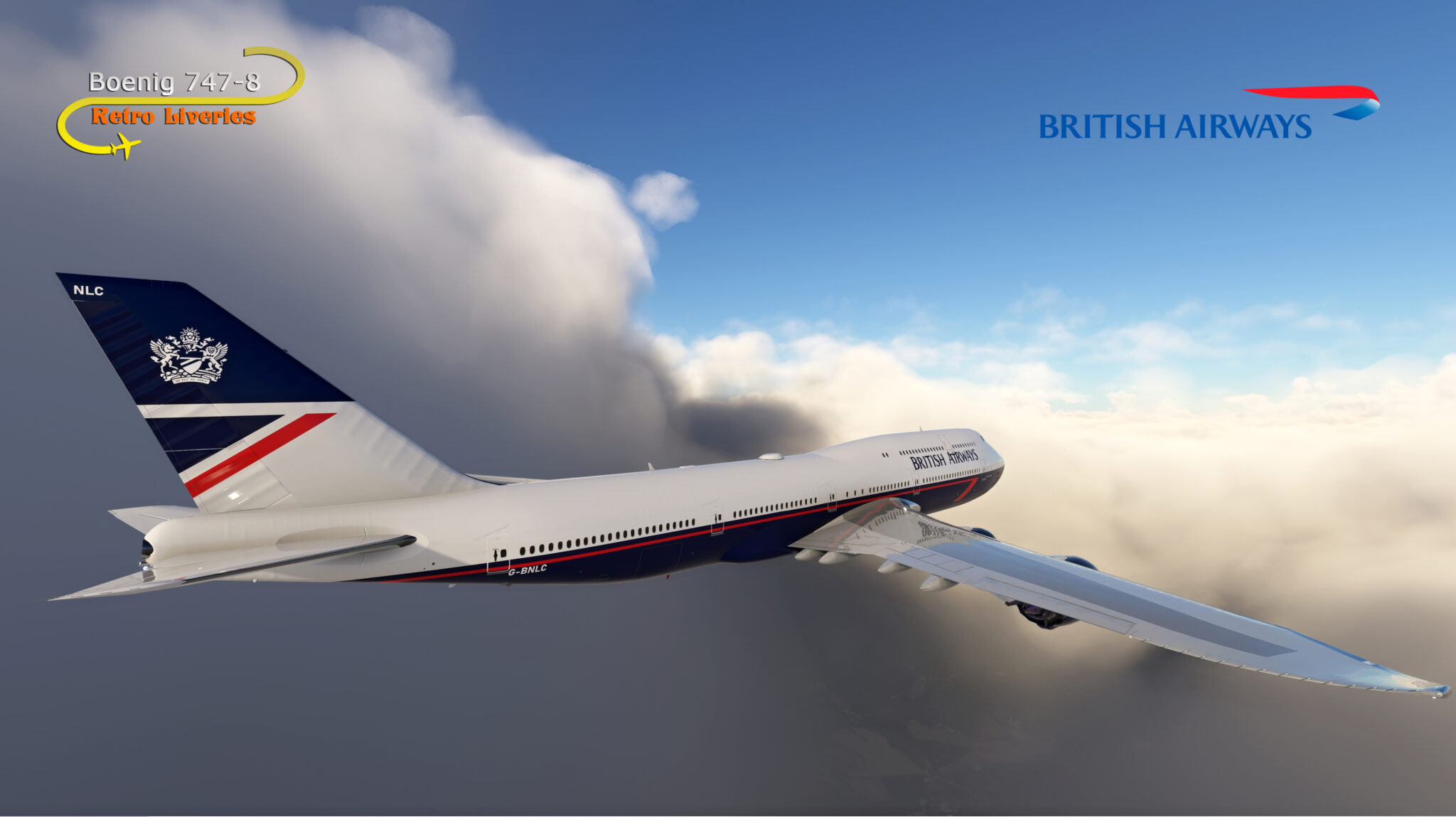 Boeing 747-8 Retro Liveries – Simulshop.com