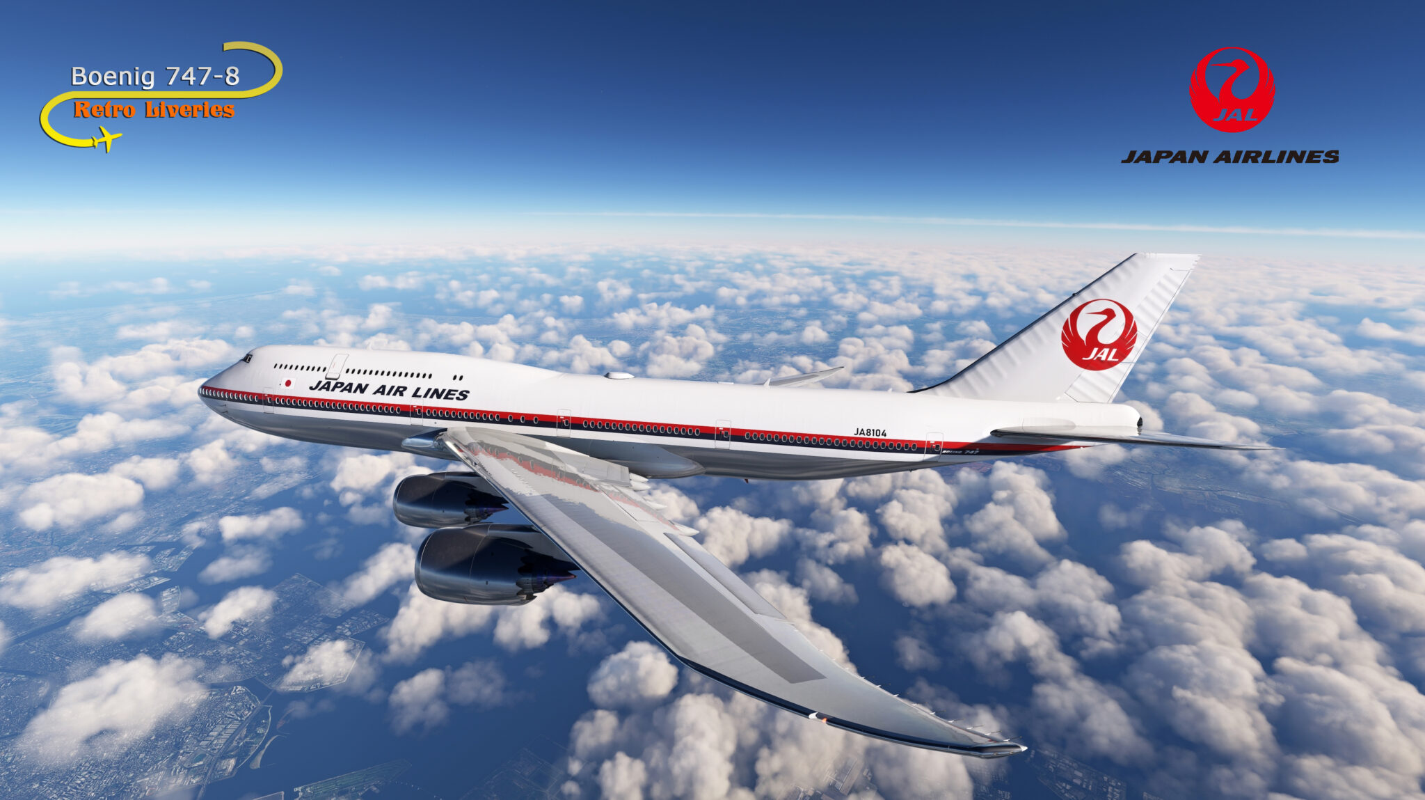 Boeing 747-8 Retro Liveries – Simulshop.com